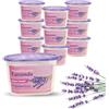 DETERMONDO 10 Deumidificatore Profumato Lavanda per Armadi Bagno e Ambienti Umidi Antimuffa e Assorbi Umidità a Lunga Durata 500 ml