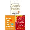 HarperCollins/Cornerstone How To Talk To Anyone, Atomic Habits, How To Win Friends And Influence People 3 Books Collection Set by Leil Lowndes, James Clear, Dale Carnegie