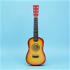 Chitarra 23 Pollici Vernice Sicura Chitarra 6 Corde Leggera per Scuola, Bambini