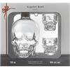 CRYSTAL HEAD VODKA - 700ml. + 2 Skull Glasses