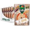 Riso Gallo Bontà Pronte 3 Cereali 6 x 250gr, Riso e MIx di Cereali, Cotto a Vapore, Pronto in 2 min al Microonde, in Padella
