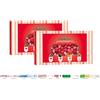 Confetti Maxtris Sfumati Vari Colori e Gusti 2 Conf. da 1 KG + 100 Bigliettini (ROSSO)