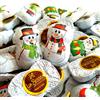 La Suissa Pupazzo di Neve di Cioccolato La Suissa Kg 1 - Cioccolatini al Latte ripieni alla crema Gianduia a forma di Pupazzi di Neve - Senza Glutine