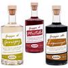 Nostre Montagne Prodotti Tipici Valle d' Tris di grappe valdostane aromatizzate assortite bottiglie da 70cl (Da consumare con moderazione)