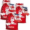 CAIYA 3X Kinder Happy Snack Sacchetto Natalizio Sacco Decorato con Kinder Cioccolato, Bueno, Cereali e Maxi 290g (2023) con Portachiavi CAIYA®