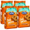 CAIYA 4X Scotti Si con Riso Biscotti Frollini Integrali con Gran Saraceno e Farina di Riso Integrale 350g