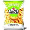 Salati Preziosi 20 x BUSTA PATATINE SALATI PREZIOSI CORNETTI DI MAIS GUSTO FORMAGGIO 100gr CHIPS