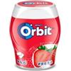 Generico Orbit Gomme da Masticare alla Fragola, Senza Zucchero, Bottiglia da 46 Unità, Confezione da 3