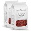 ITALIA SPEZIE Bacche di goji senza zucchero aggiunto 500 g (2x250g) goji berries 100% naturale super food - frutta secca, ideale per perdita di peso e mix con avena, semi di zucca, lino, chia - Italia Spezie