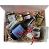 Le Tre Castagne dell'Etna Cesto Regalo Passione Vulcanica | Box Sicilia | Selezione Prodotti Siciliani Gourmet | 9 Pezzi | - Le Tre Castagne dell'Etna