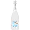 BRANDGIFT.IT Bottiglia Personalizzata Gender Reveal Party Santero 958 Spumante Extra DRY Perlage Persistente Aromaticità Floreale Bottiglie Personalizzate Baby Shower Per Brindisi Originali