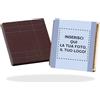 CandyFrizz Selection Personalizzati - Cioccolatini personalizzabili Con Logo o Foto latte o fondente SENZA GLUTINE - 30 pezzi (Azzurro)