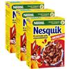 CAIYA 3X Nesquik Conchigliette Cereali Cioccolatosi, Integrali e al Cacao 375g