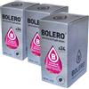 Generico SET 72 BOLERO DA 3 GRAMMI Banana Strawberry Preparato istantaneo polvere solubile in bustine Sticks per Bevande con Stevia e Vitamina C e Senza Zucchero ideale per fitness e diete