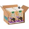 CAIYA Gullon Cuor di Cereale Gallette di Riso Integrale Ricoperte di Cioccolato Fondente 105,2g [CAIYA® BOX da 8 Confezioni]