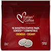 ITALIAN COFFEE FOR ESPRESSO LOVERS Italian Coffee 90 Cialde Caffè Cremoso Compatibile con Senseo
