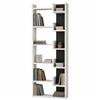 Shally Dogan Libreria a 6 Ripiani Bianco e Antracite Scaffalatura Verticale 60.5x22x162.5 cm