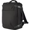 Tucano, Tugò Dry Zaino da Viaggio Impermeabile e Bagaglio a Mano 30x40x18 cm, Zaino Porta PC per Laptop 15.6 e MacBook 16, Zaino Cabina Aereo con Tasche Multiple e Scomparto Laptop, Nero
