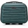 WITTCHEN Skyspeed Line Valigia cosmetica da viaggio Valigia rigida in ABS Borsa da toilette Tracolla da donna Tracolla elastica per bagagli Blu navy Ryanair/ITA Airways/Wizz Air/Volotea