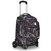 Invicta Trolley Scuola Plug Fantasy, Nero, Multi Uso, Zaino Doppio Scomparto Con Carrello Sganciabile, Tasca PC, Tasca Borraccia e Tasca Con Organizer, Trolley Medie Superiori Viaggio, Ragazzo