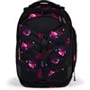 satch match Zaino da scuola dalla 5ª classe, ergonomico, espandibile fino a 35 L, stabile, tasca frontale extra Mystic Nights - Nero