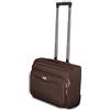 Valigeria.shop Valigia Pilota Business ORMI in Poliestere 46x25x35, 32 Litri 2 ruote, pilotina con tasca Pc, Bagaglio a Mano (Marrone)