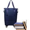 Generico Borsa Duffle con Ruote - Bagaglio a Mano Impermeabile Trasportabile,Organizer per Abiti Weekend Palestra Shopping Viaggi