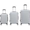 Boleedy Set di 3 Valigie da Viaggio(55/66/77cm) e Valigia Grande Rigide Leggero in ABS Trolley con Ruote a 360°,Bagaglio a Mano per Viaggio e Business