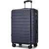 Shavont Valigia Media Rigida in ABS, Trolley Leggero con 4 Ruote Doppie 360° Silenziose, Serratura Integrata, Valigia da Viaggio 66x45x26,5 cm (66 cm, Marina Militare)