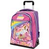 AUGURI PREZIOSI yl933000 soy luna zaino trolley 3 ruote con gadget incluso, collezione 2017/18, multicolore