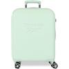 Reebok Franklin, valigia da cabina, set valigie, realizzato in ABS, materiale resistente e leggero, chiusura TSA, quattro ruote doppie a rotazione multidirezionale, di Joumma Bags, Menta, 40x55x20