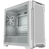 GIGABYTE C102 Glass ICE - Case da gioco per PC Mid Tower bianco, vetro temperato, scocca PSU, 2 ventole da 120 mm (GB-C102GI)