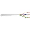 DIGITUS 305 m Cat 5e Cavo di rete - U-UTP Simplex - BauPVO Eca - Rivestimento in PVC - 100 MHz rame AWG 24/1 - Compatibile PoE - Cavo LAN Cavo di installazione Cavo Ethernet - Grigio