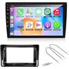 AudioTune Kit Autoradio 9″ Grande Schermo + Mascherina Adattatore per Fiat Panda (169) 2002-2011 - Touch Screen 2DIN, Bluetooth 5.0, USB, Wireless Apple CarPlay & Android Auto, GPS, Plug & Play