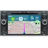 BXLIYER JOYX Android 12 Autoradio Doppio DIN per Ford C-Max/Connect/Fiesta/Focus/Fusion/Galaxy/Kuga S-Max/Transit/Mondeo - 2G/32G - Gratuita Camera Microfono - 7 pollici - 4G WiFi DAB BT5.0 SWC Carplay
