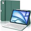 JADEMALL Custodia Tastiera per iPad Air 11 M4/M3/M2 2026/2025/2024 | Italiano QWERTY Tastiera Bluetooth Magnetica Staccabile per iPad Air 11 M2/M3/M4 2024/2025/2026, Verde Scuro