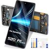 Reparo Riparazione per schermo LCD Samsung Galaxy S20 FE 4G/5G - per Galaxy S20 FE 4G display LCD touch screen SM-G780F SM-G781U G780F/DSM G781W G781U1 digitalizzatore vetro assemblaggio strumenti (nero