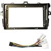 PYPFQUMQGR Per Toyota Per Corolla 2007 2008 2009 2010 2011 2012 Mascherina Autoradio 2 DIN Da 9 Pollici Con Cornice Audio E Cruscotto PYPFQUMQGR(Frame Cables)