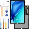 LADYSON Schermo di Ricambio da 10,8 cm per Huawei MediaPad M5 Display LCD CMR-AL09 CMR-W09 Matrix Touch Screen Digitizer Tablet PC Panel Sensore Vetro Pannello Lens Assemblea con Strumenti (Nero)