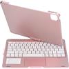 lvifloae Custodia ad Aria 5a Generazione con Tastiera a 360 Gradi rotable con tastiere in Oro Rosa Rosa RGB Teclado Parafor Tablet iOS 11in 10.9Inhouchpad per Air 11 Pollici M3