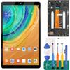 SRJTEK Schermo LCD di ricambio per Samsung Galaxy Tab A7 Lite T225 Display LCD SM-T225 Touch Digitizer Assembly SM-T220, SM-T225N, kit di riparazione (nero con cornice?