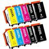 Hookink 202 XL Cartucce Compatibile con Cartucce Epson 202XL Multipack per Epson Expression Premium XP-6000 XP-6005 XP-6100 XP-6105 Alta Resa (10-Pezzi)