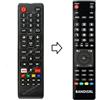 Remote SU 4549 Telecomando compatibile per TV AKAI solo per modelli in descrizione