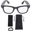 SIXRUN Smart Glasses, 8MP Fotocamera HD AI Occhiali con Traduzione Integrata e Conversazione Multilingue in Tempo Reale per Apprendimento, Lavoro e Vita Quotidiana (Fotocromatico)