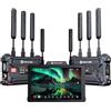 HollyView Hollyland 4K Video Trasmissione Famiglia - Pyro S (TX&RX) Trasmettitore Wireless Ricevitore e Pyro 7 pollici Trasmettitore/Ricevitore Wireless/Monitor (1 Set)