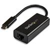 StarTech.com Adattatore Ethernet USB C - Convertitore USB Type-C a Ethernet Nero - Adattatore di rete LAN da USB 3.0 a RJ45 - USB Tipo-C a Gigabit Ethernet - Windows e Mac (US1GC30B)