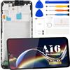 SRJTEK Schermo LCD di ricambio per Samsung Galaxy A16 5G SM-A166B, SM-A166B/DS, SM-A166P, SM-A166P/DS, SM-A166P/DS, SM-A166E Display Touch Digitizer Assembly Kit di riparazione con telaio (nero)