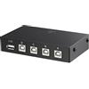 RENKFORCE 4 Porte Switch USB 2.0 Nero