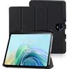 INSOLKIDON Compatibile Per TCL TAB 11 Gen 2 Model 9465X 11 INCH Tablet Custodia protettiva in pelle Cover con Funzione di Supporto, Auto Svegliati Sonno, Protezione in PU Pelle (Nero)