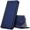 Verco case per Nokia 2.2 Cover, Custodia a Libro Pelle PU per Nokia 2.2 Booklet Protettiva [magnetica integrata], Azzurro